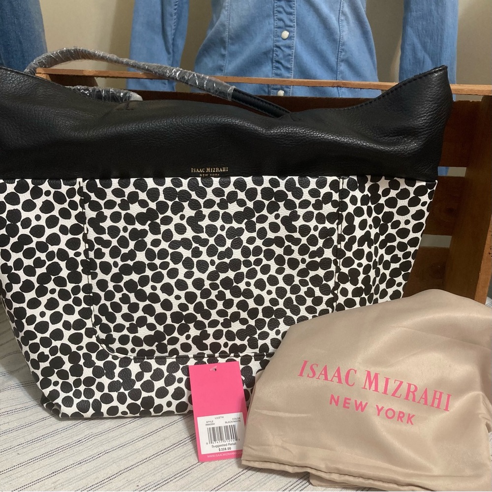 ISAAC MIZRAHI TOTE BAG